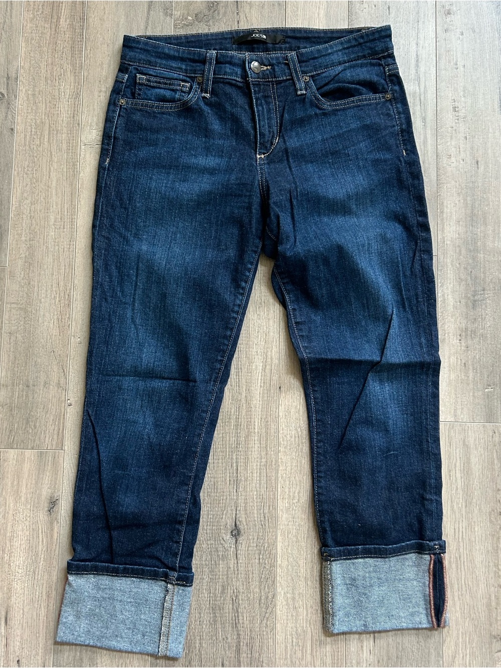 Joe's Jeans Dark Indigo Boyfriend Jeans